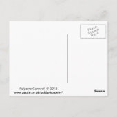 ポルペロハーバーコーンウォールイングランド ポストカード (裏面)