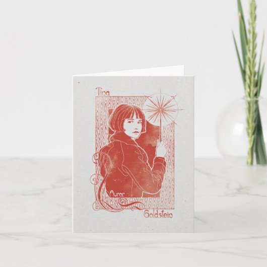 ポルペンティナゴールドスタイン™イラストレーション カード (正面)