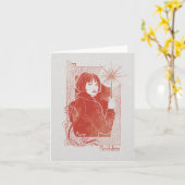 ポルペンティナゴールドスタイン™イラストレーション カード (黄色い花)