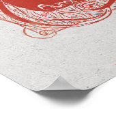 ポルペンティナゴールドスタイン™イラストレーション ポスター (角)