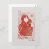 ポルペンティナゴールドスタイン™イラストレーション ポストカード (正面/裏面)