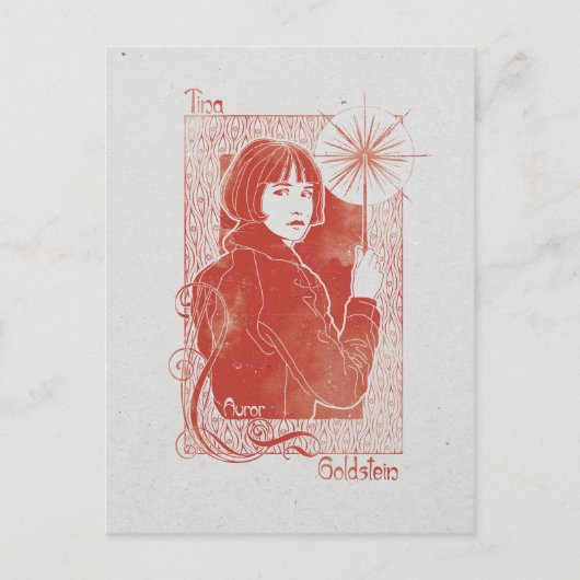 ポルペンティナゴールドスタイン™イラストレーション ポストカード (正面)