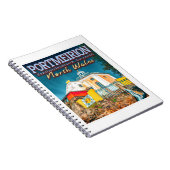 ポルメイリオン – PENRHYNDEUDRAETH GWYNEDD NORTH WALES ノートブック (右側)