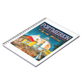 ポルメイリオン – PENRHYNDEUDRAETH GWYNEDD NORTH WALES ノートブック (左側)