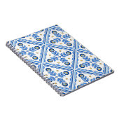 ポル伝統的トガルリスボンアズレジョ陶磁器タイル。 ノートブック (右側)