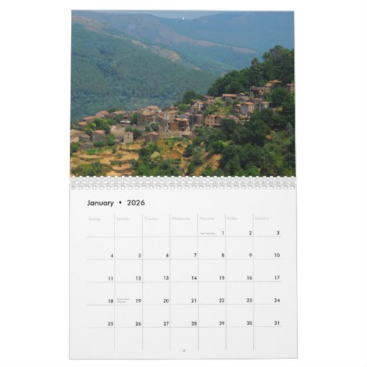 ポル実在ガル2 カレンダー (1月 2026)