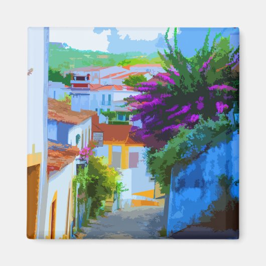 ポル実在ガル – オビドス マグネット (正面)