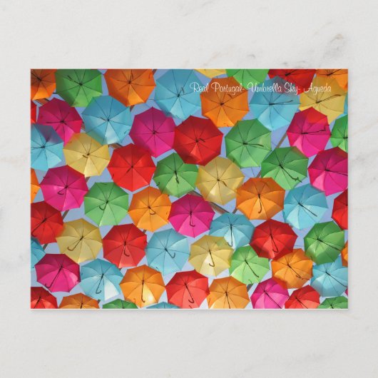 ポル実在ト – アンブレラスカイ – アゲダ ポストカード (正面)
