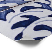 ポル素朴ガル結婚タイルの座席表 ポスター (角)