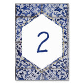 ポル素朴ガル結婚タイル テーブルナンバー (裏面)