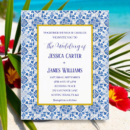 ポル素朴ト地中海の結婚タイル