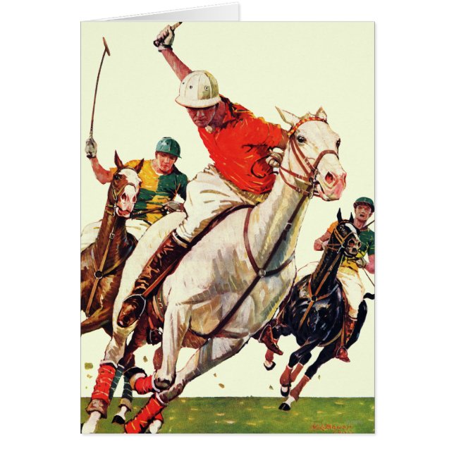 ポロのマッチ (正面)