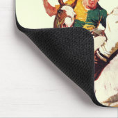 ポロのマッチ マウスパッド (コーナー)