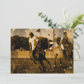 ポロの招待 招待状 (スタンド正面)