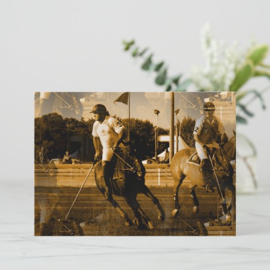 ポロの招待 招待状 (スタンド正面)