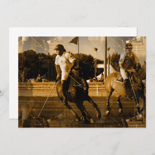 ポロの招待 招待状 (正面/裏面)