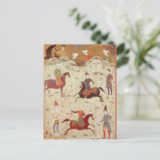 ポロの試合 ポストカード (スタンド正面)