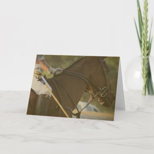 ポロの馬 カード (正面)