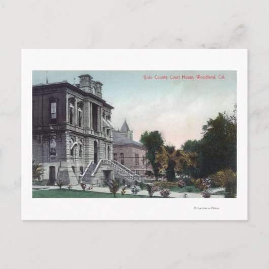 ポロカウンティコートハウスの外観ビュー ポストカード (正面)