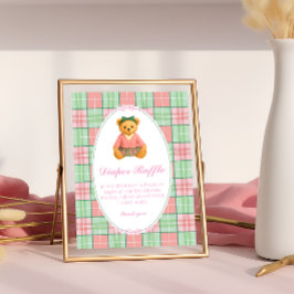 ポロガールのテディベアおむつくじ ポスター