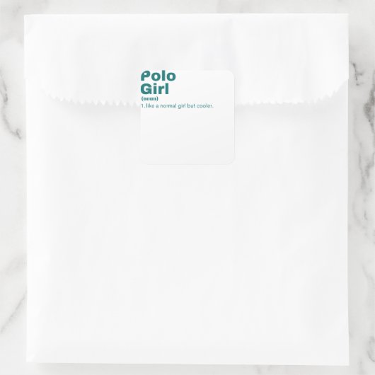 ポロガール – ポロ スクエアシール (バッグ)