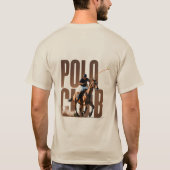 ポロクラブ 高級馬術 グラフィック Tシャツ (裏面)
