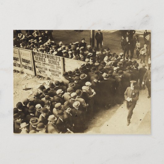 ポログラウンド外のNYファンヴィンテージ ポストカード (正面)