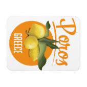 ポロスギリシャ旅行ポスターアートプリント マグネット (横)