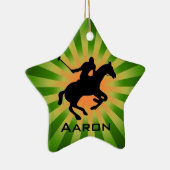 ポロパーソナライズされたオーナメント セラミックオーナメント (右)