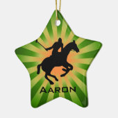 ポロパーソナライズされたオーナメント セラミックオーナメント (左)