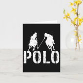 ポロプレーヤーズ乗馬エクエストリアンスポ カード (黄色い花)