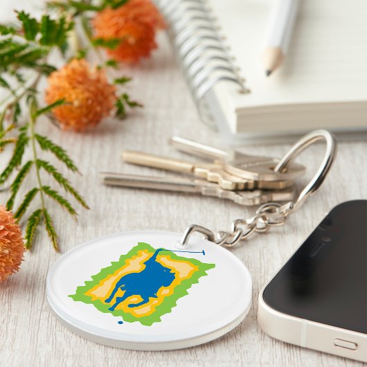 ポロプレーヤー キーホルダー