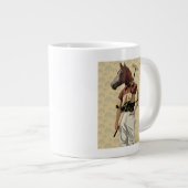 ポロホースポートレート ジャンボコーヒーマグカップ (正面右)