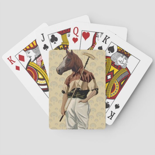 ポロホースポートレート トランプ (裏面)