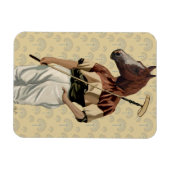 ポロホースポートレート マグネット (横)