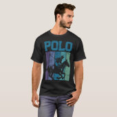 ポロホース ポロプレーヤー 馬術 Tシャツ (正面フル)
