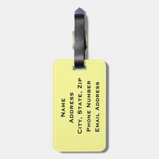 ポロポニーズ ラゲッジタグ (裏面縦)