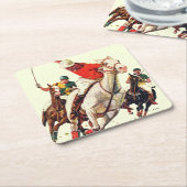 ポロマッチ スクエアペーパーコースター (アングル)