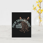 ポロライディング&amp；ポロプレーヤーエクエストリアン カード (黄色い花)