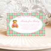 ポロラグジュアリーテディベアブックスフォーズベビーチケット エンクロージャーカード