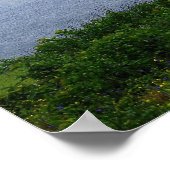 ポロルバレールックアウト，ハワイ，プリント ポスター (角)