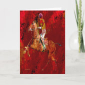 ポロ奏者 カード (正面)