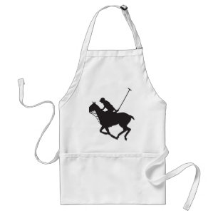 ポロ用の小馬のシルエット スタンダードエプロン