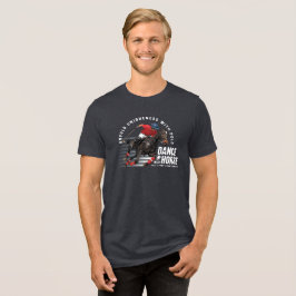 ポロ選手権 馬術ライダー ダンス ウィズ ホース トライブレンドＴシャツ