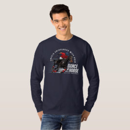 ポロ選手権 馬術ライダー ダンス ウィズ ホース Tシャツ