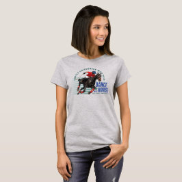 ポロ選手権 馬術ライダー ダンス ウィズ ホース Tシャツ