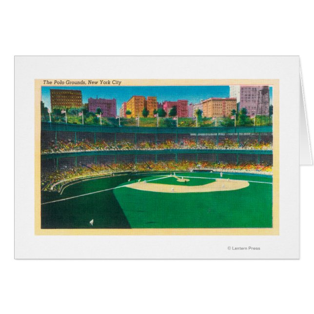 ポロ・グラウンズの眺めニューヨーク， NY (正面横)