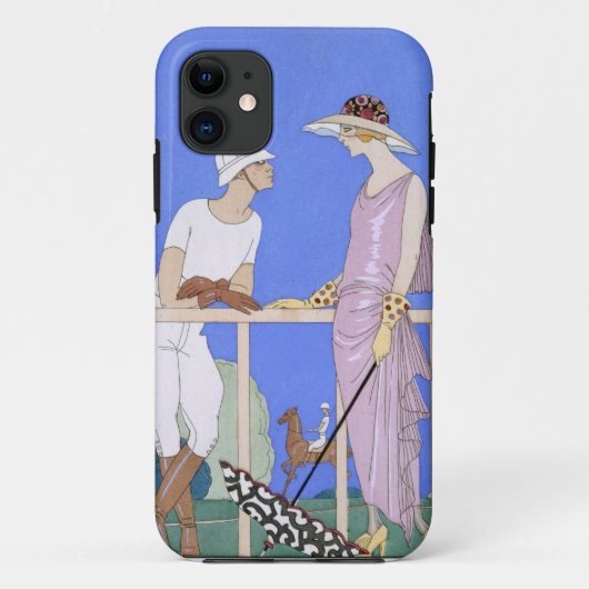 ポロ、1920-29年(pochoirのプリント) Case-Mate iPhoneケース (裏面)
