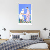 ポロ， 1920-29 (ポチョワールプリント) キャンバスプリント (インサイチュ (寝室))