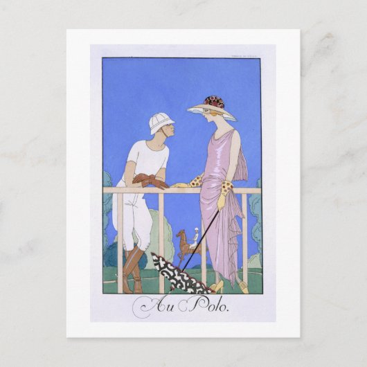 ポロ， 1920-29 (ポチョワールプリント) ポストカード (正面)